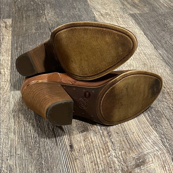 Lucky Brand Brown Leather Ankle Boots - Picture 5 of 6